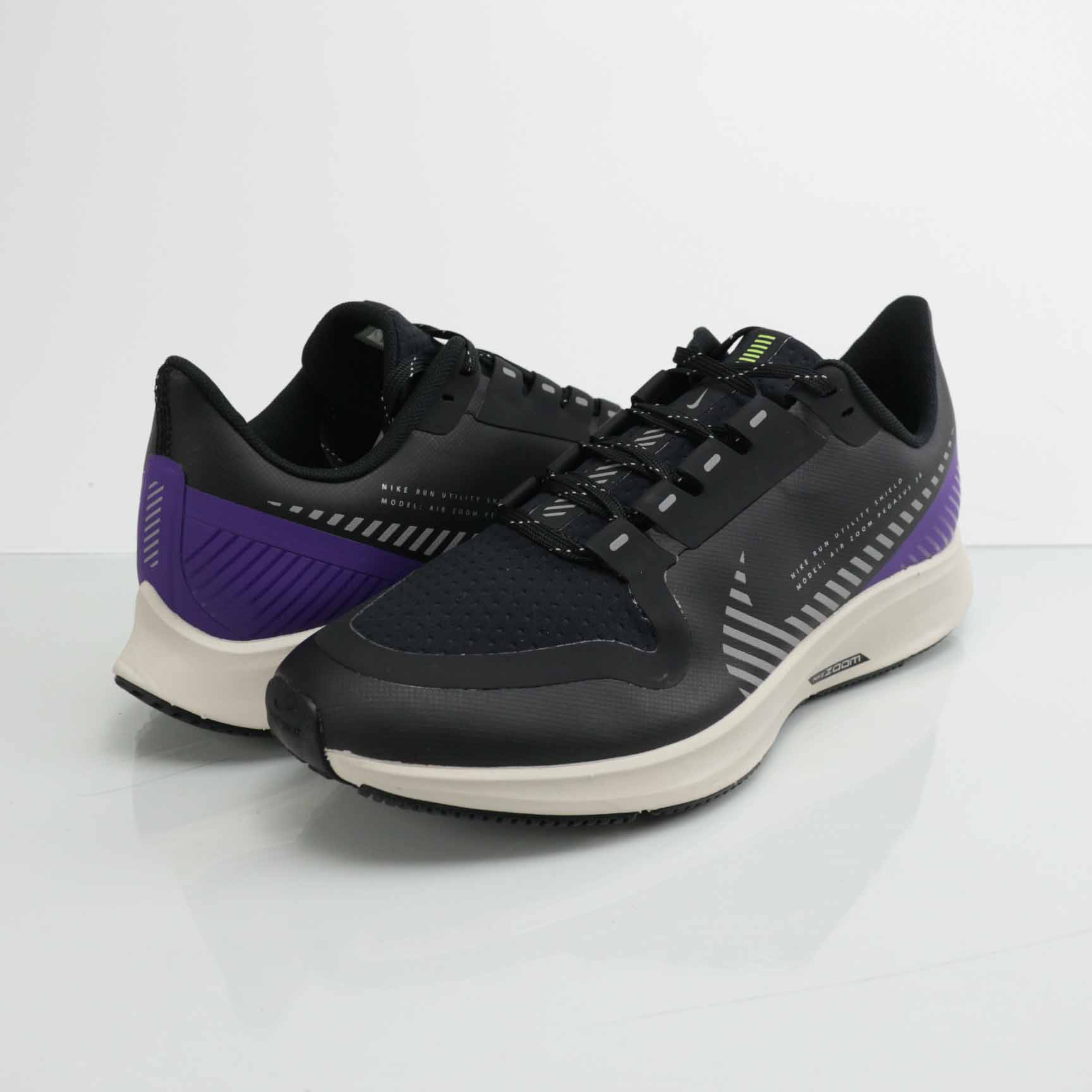 Nike Air Zoom PEGASUS 36 Shield Black Purple Shoes